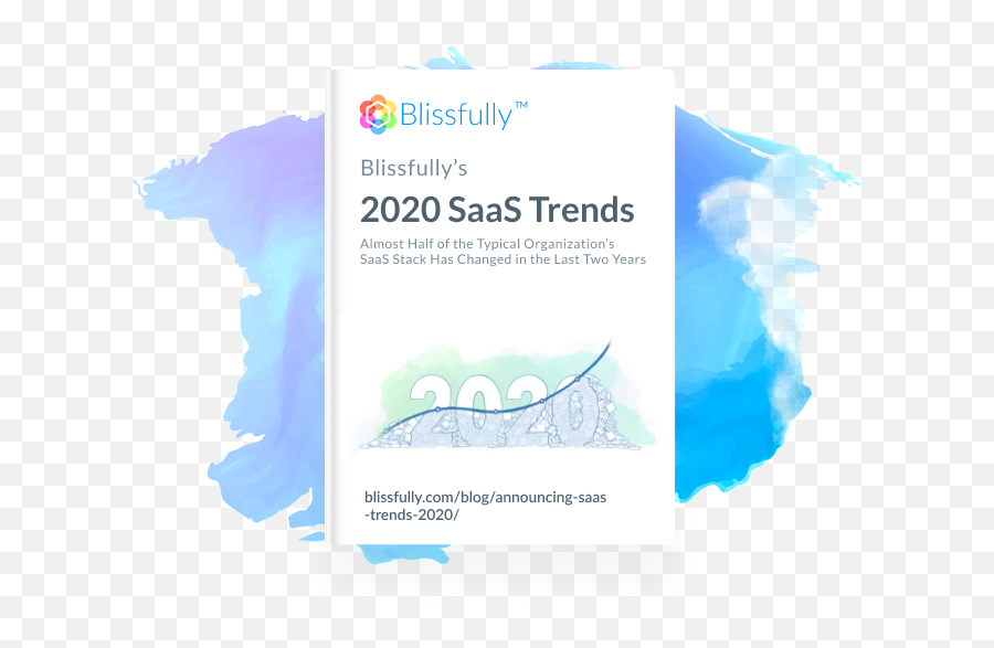 2020 Annual Saas Trends - Blissfully Report Blissfully Emoji,Chart With Upwards Trend Emoji