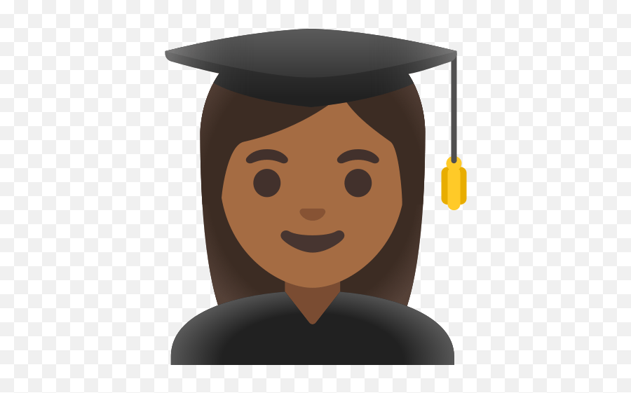 U200d Female Student With Medium Dark Skin Tone Emoji,Blak Girl Emoji