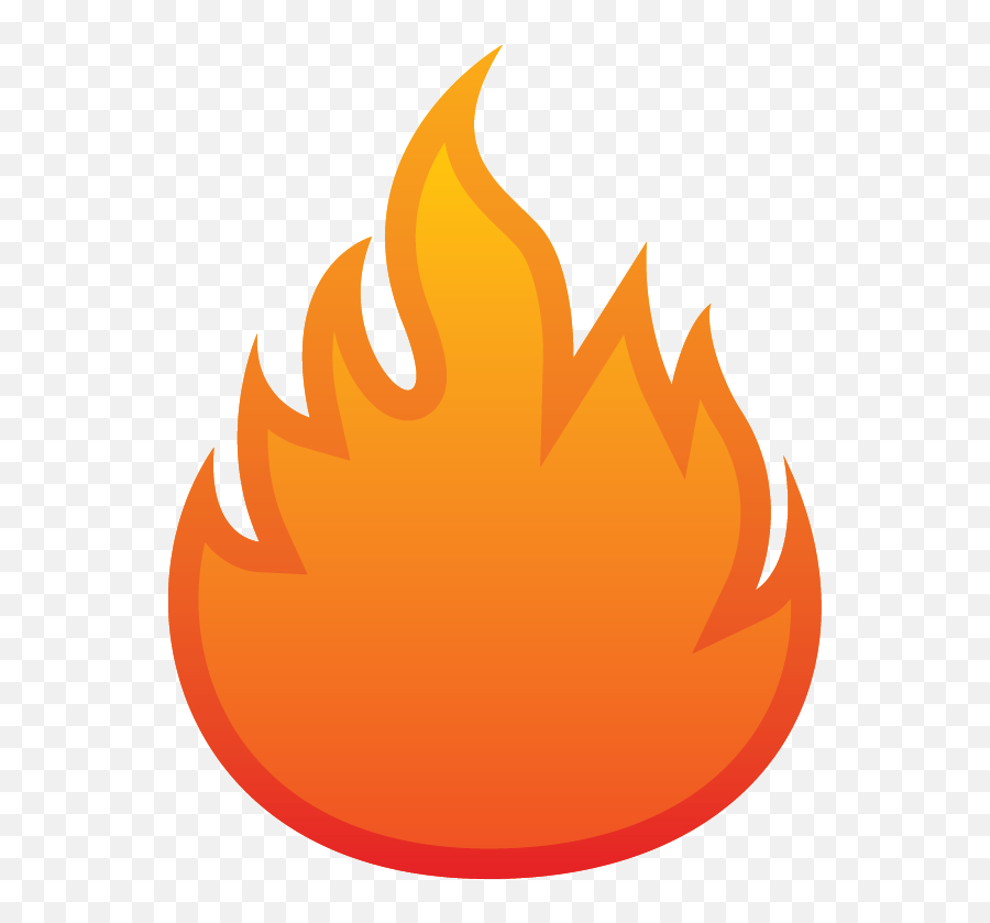 Flame Circle Png - Fire Cartoon Emoji,Flame Emoticon