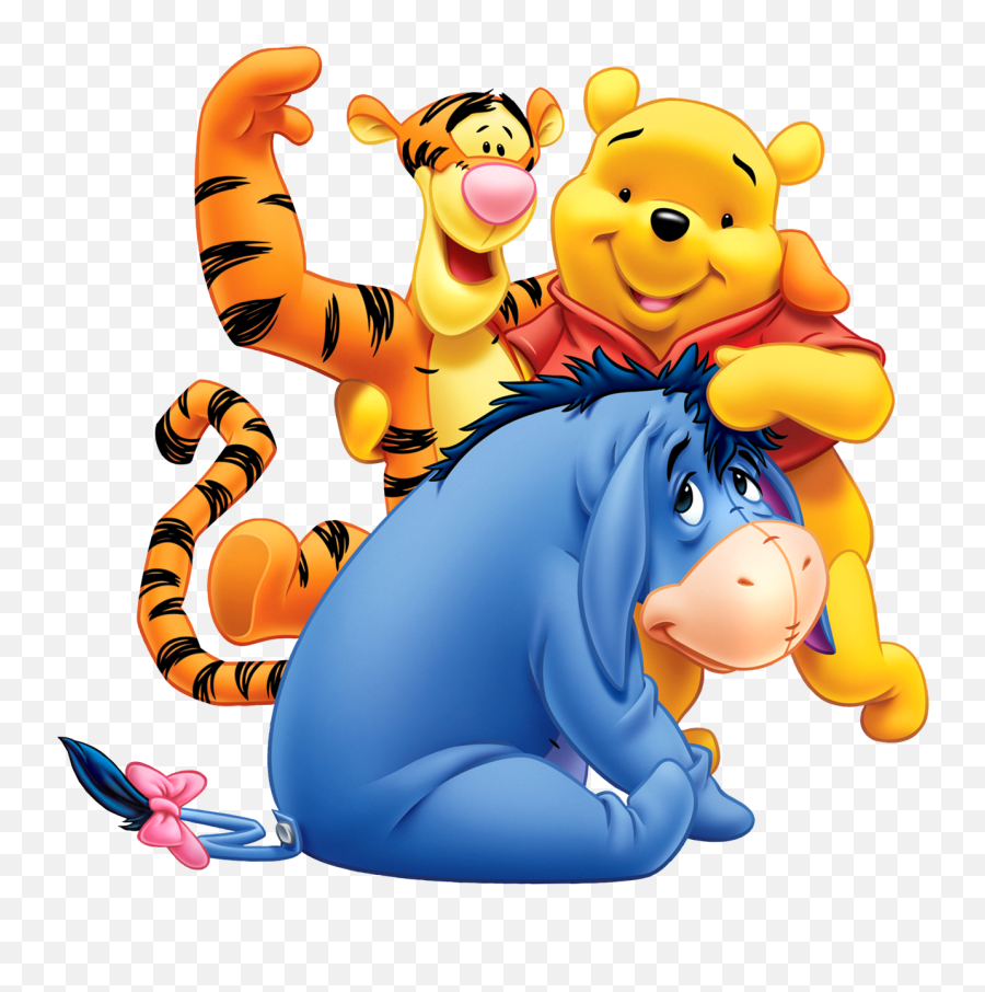 Winnie The Pooh - Tigger And Eeyore And Pooh Emoji,Eeyore Emoticons