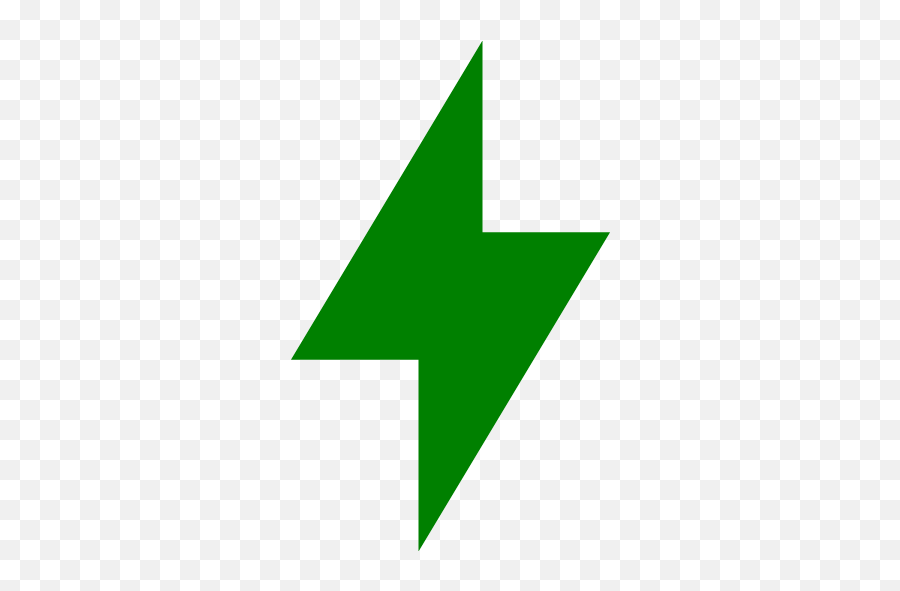Green Bolt Icon - Free Green Lightning Bolt Icons Purple Lightning Bolt Icon Emoji,Lightning Emoji