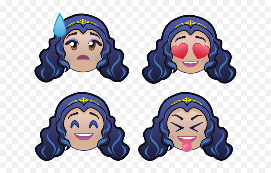 Descendants Emojis - Hair Design,Emoji Costumes Pinterest