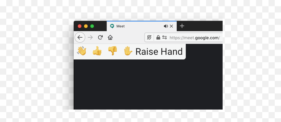 Wave - Reactions For Google Meet U2013 Get This Extension For Technology Applications Emoji,Firefox Emojis