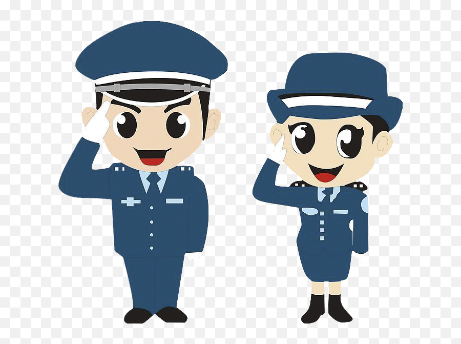 Clipart Woman Police Man Clipart Woman - Police Male And Female Cartoon Emoji,Police Man Emoji