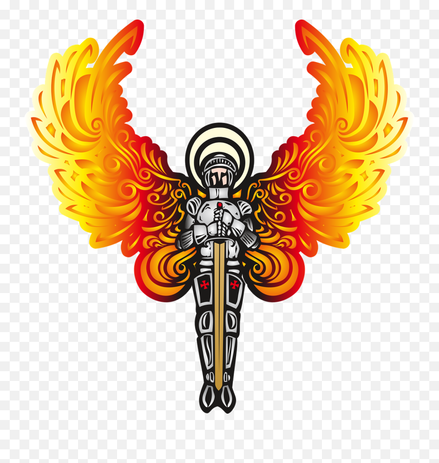 Angel Michael Archangel Sticker - Png Emoji,Emoji Symbol For Margarita