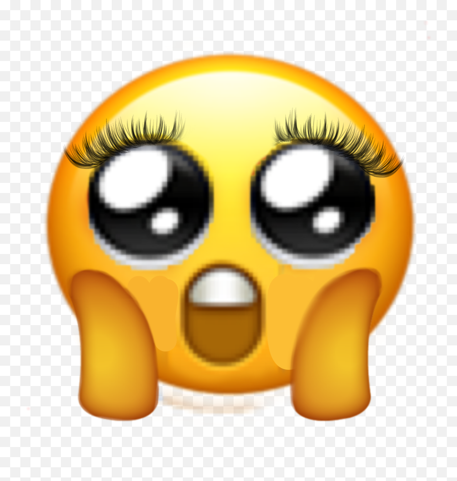 Emotions Sticker - Happy Emoji,Emoji With Eyelashes