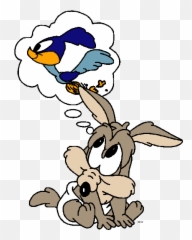 Road Runner Cartoon - Wile E Coyote Baby Looney Tunes Characters Emoji,Roadrunner Emoji