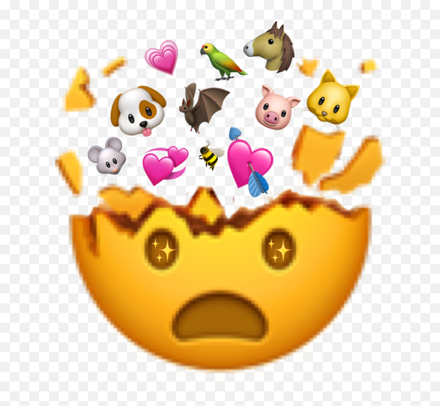 Emoji Animals Cute Image By Nusta U200d - Mind Blown Emoji,Lovers Emoji