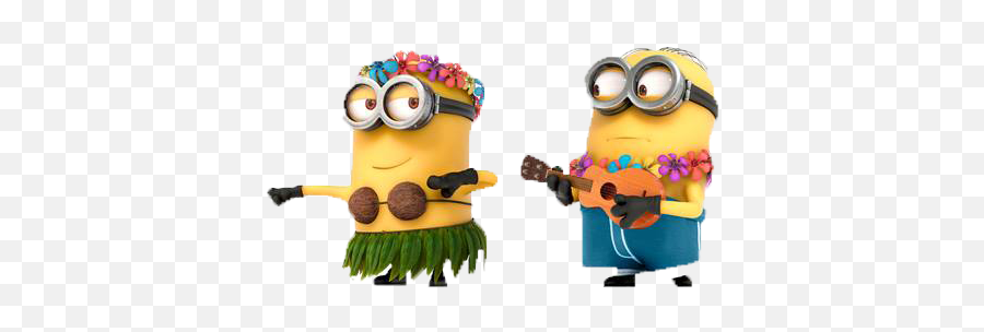 39 Images About Minion On We Heart It See More About - Minions Hawaiian Transparent Png Emoji,Emoticon Occhioni Dolci