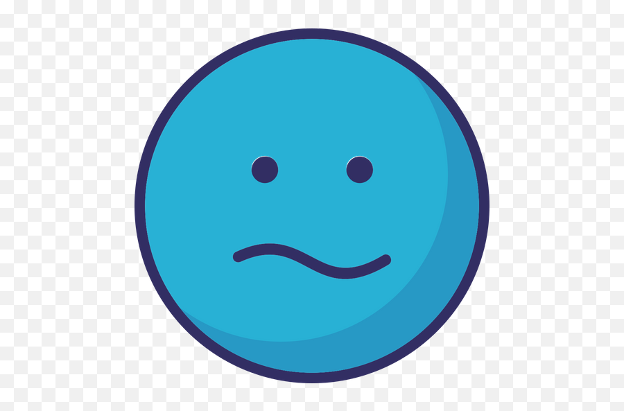 Bemused Face Emoji Icon Of Colored - Happy,Stare Face Emoji