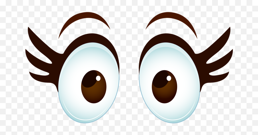 Eyeballs Clipart Surprised Eye - Eye Cartoon Girl Emoji,Eyes Popping Out Emoticon