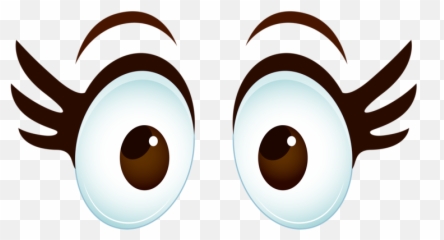 Eyeballs Clipart Surprised Eye - Eye Cartoon Girl Emoji,Eyes Popping Out Emoticon