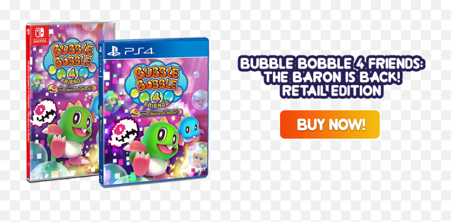 Bubble Bobble 4 Friends The Baron Is Back - Bubble Bobble 4 Friends The Baron Is Back Switch Emoji,Zup! Emoticon