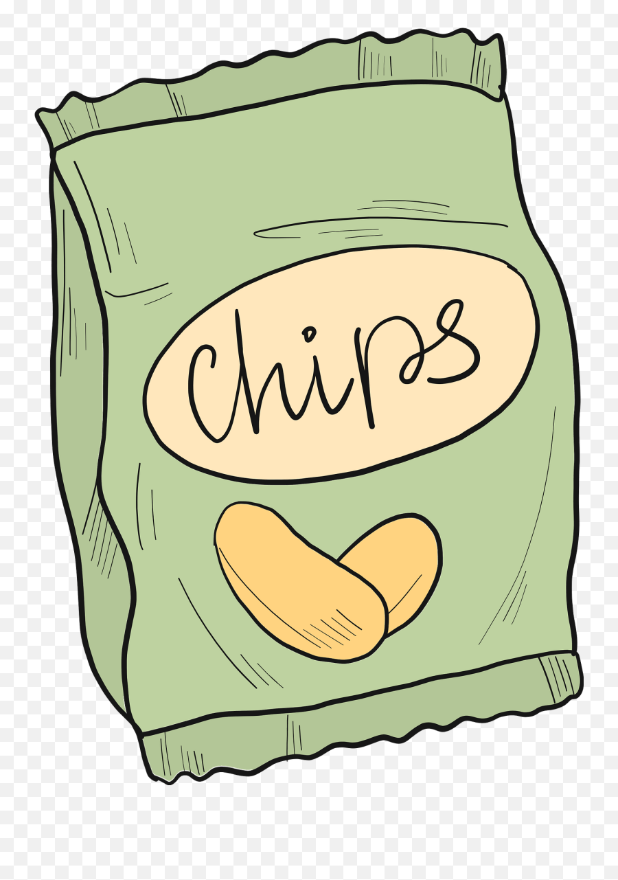 Chips Clipart - Transparent Chips Clipart Emoji,Potato Chip Emoji