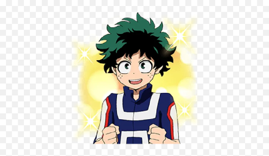 Boku No Hero Academia 2 Whatsapp Stickers - Stickers Cloud Cute Deku Emoji,Boku No Hero Academia Emoticons