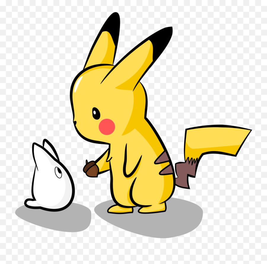 Free Pikachu Drawing Hugging Download - Pikachu Totoro Wallpaper Cute Emoji,Imagenes De Emojis En Blanco Y Negro