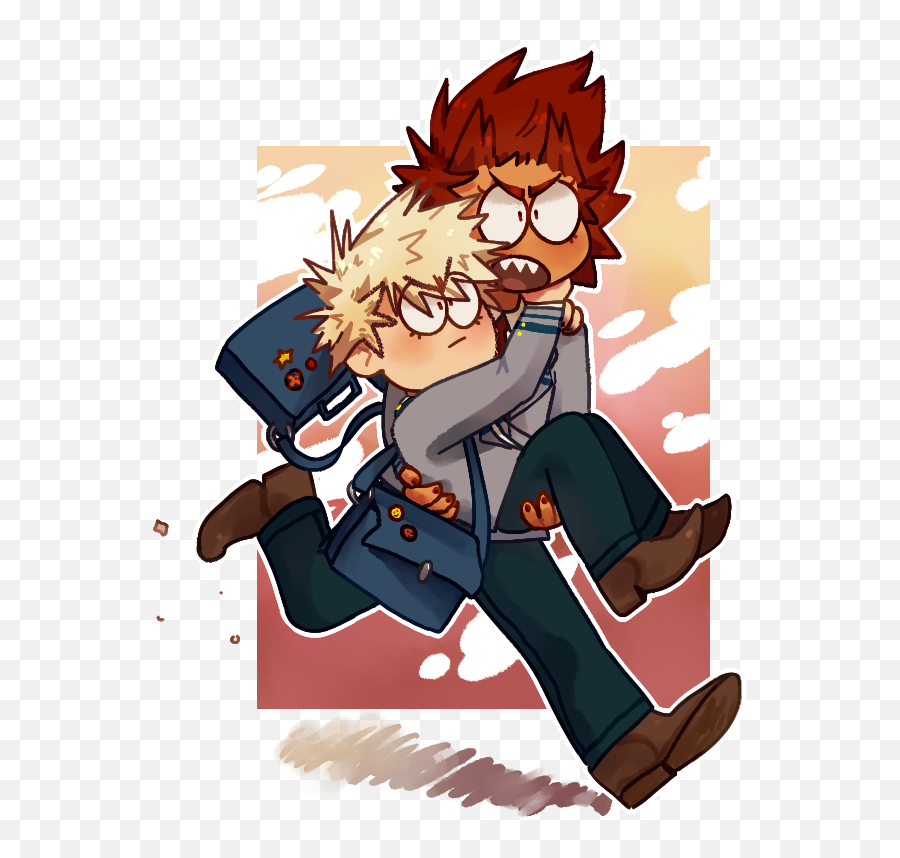 Krbkweek2k19 - Twitter Search Fictional Character Emoji,Kiribaku Emotions Comic Part 3