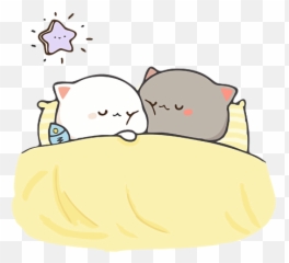 Couples Emotion Peach Goma T - Shirt Peach And Goma Sleep Gif Emoji,Large Emotion Pillow