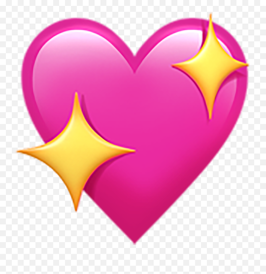 Sparkling Heart Emoji Png Image With No - Sparkling Heart Emoji Png,Heart Emoticons