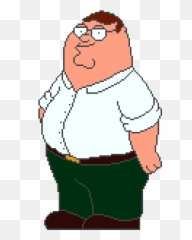 Peter Griffin Running Sticker - Peter Griffin Transparent Emoji,Peter ...