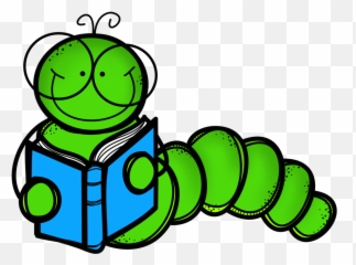 Book Worms - Clip Art Library Bookworm Clipart Png Emoji,Bookworm Emoticon