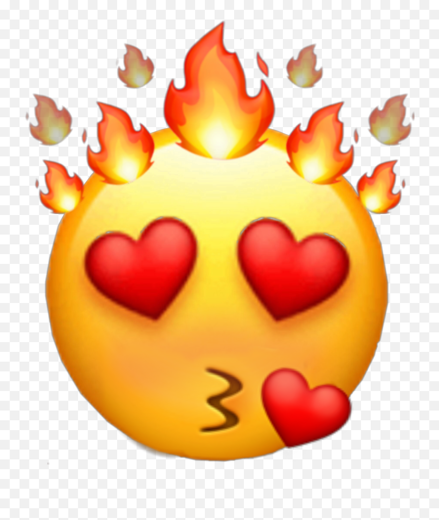 Sexy Love Emoji Heart Sticker By Queen Ninaa - Transparent Background Fire Emoji Crown Png,Love Emoji Transparent