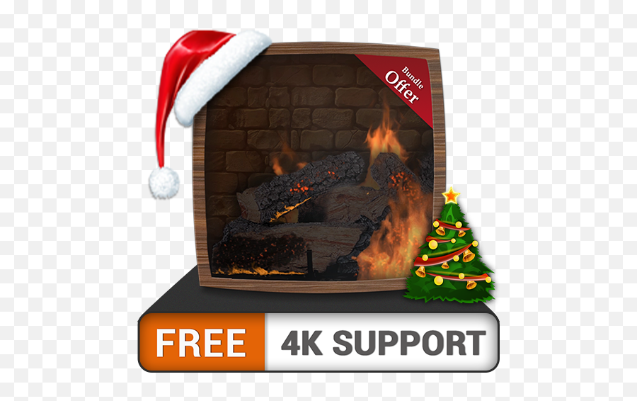Free Hot Fireplace Pack Hd - Navidad Emoji,2 Emotions Wallpaper
