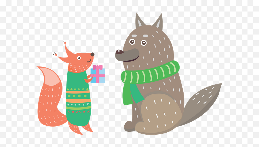 Animal Illustrations Images U0026 Vectors - Royalty Free Vector Graphics Emoji,Merry Christmas Emoticon Art