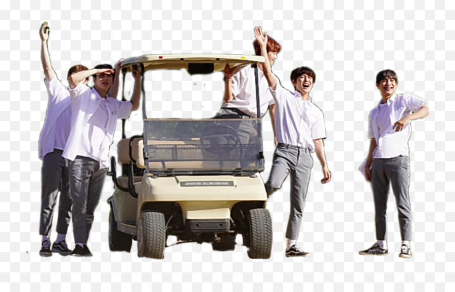Ace Acekpop Sticker - Man Emoji,Golf Cart Emoji