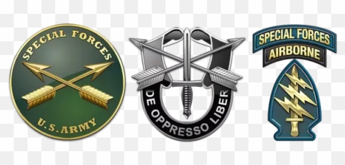 Distinguished Special Forces Soldier - Army Special Forces Emblem Emoji,Special Forces Intelligence Sergeant Emoticons