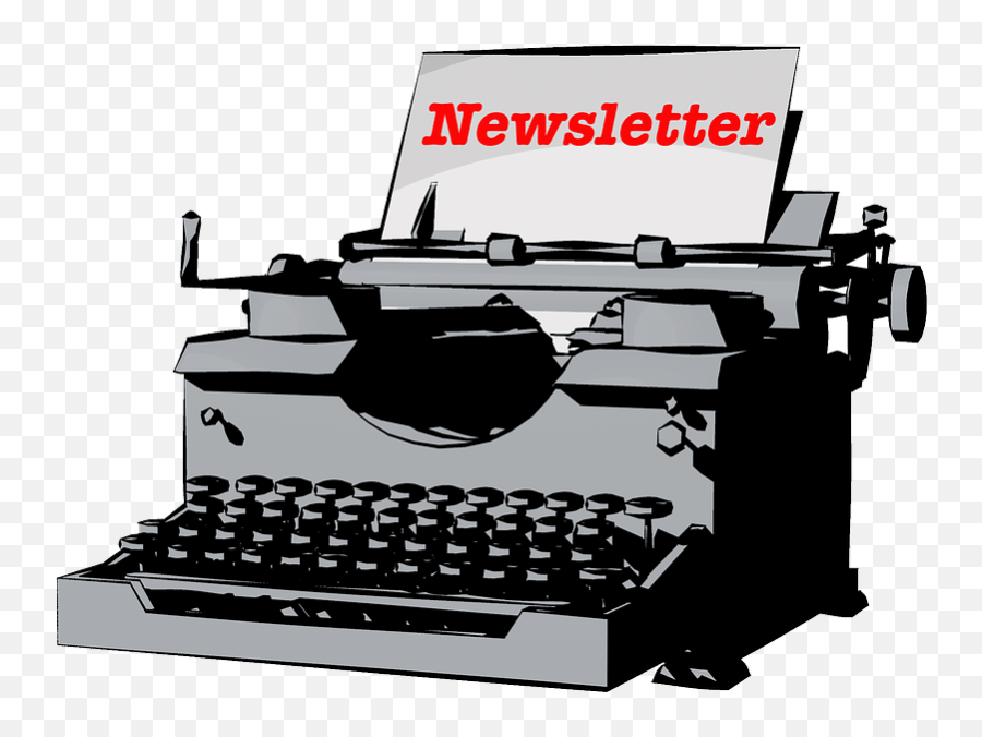 Typewriter Clipart - Clipart Newsletter Typewriter Emoji,