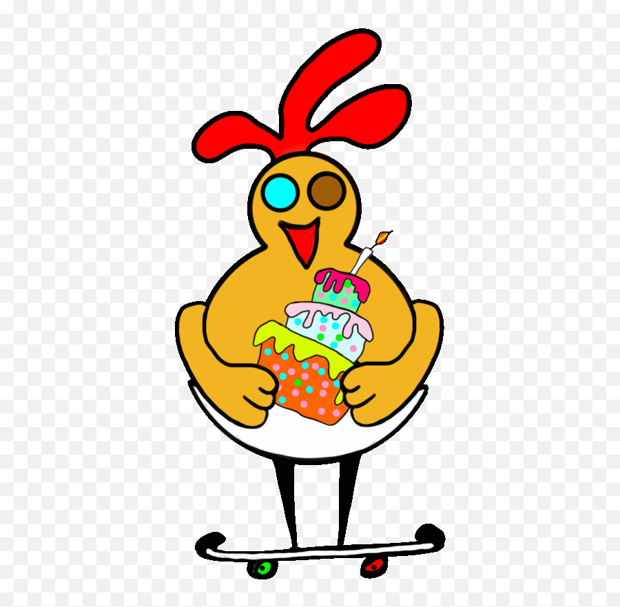 Top Chick Lit Stickers For Android U0026 Ios Gfycat - Happy Birthday Chicken Gif Emoji,Chick Emoji