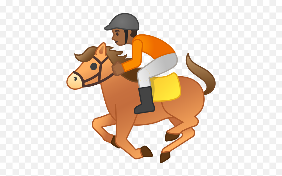Medium - Horse Race Emoji,Angry Horse Riding Emoji
