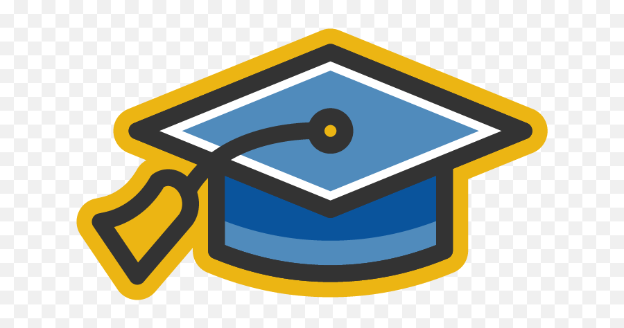 Cis Memphis - Graduation Hat Blue Icon Png Transparent Emoji,Google Emojis Graduation Cap