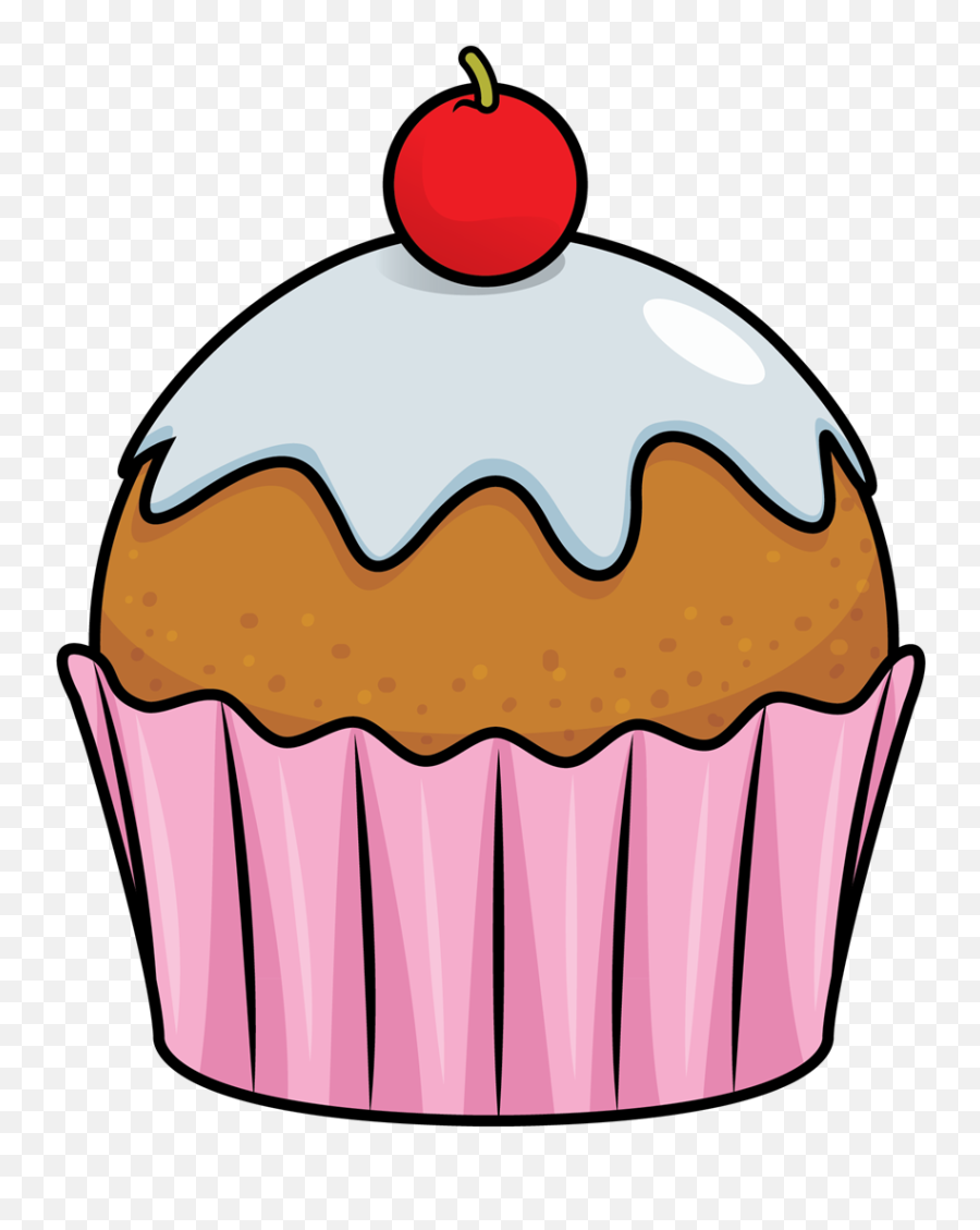 Cupcake Art - Clip Art Cup Cakes Emoji,Muffin Emoji