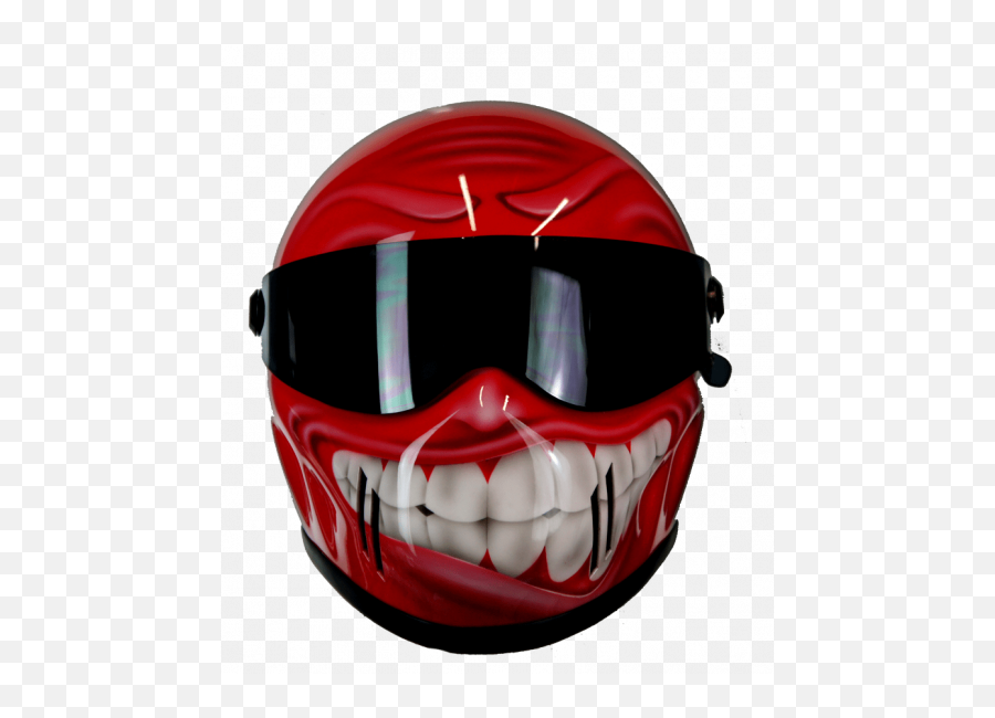 Red Customised Motorcycle Grinster Helmet Emoji,Custom Emoticons With Picture