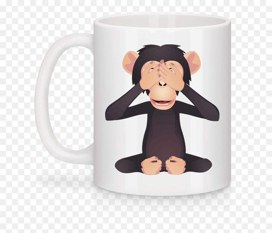 Blind Monkey Mug Emoji,Koala Tea Emojis