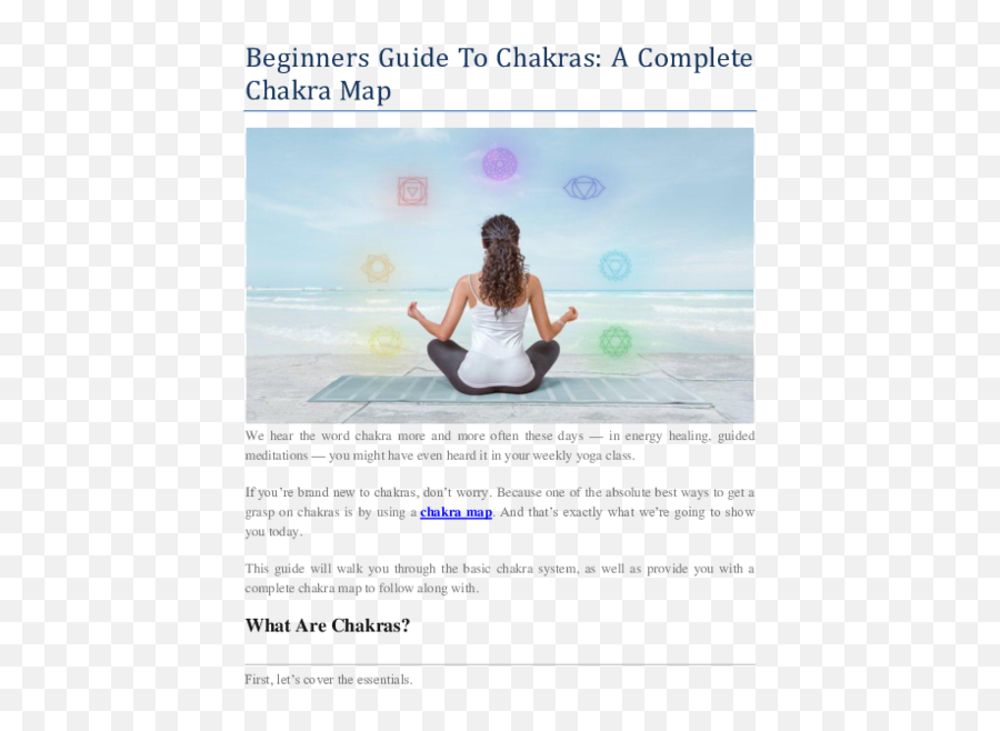 Pdf Beginners Guide To Chakras A Complete Chakra Map Emoji,Chakra Emotion Chart