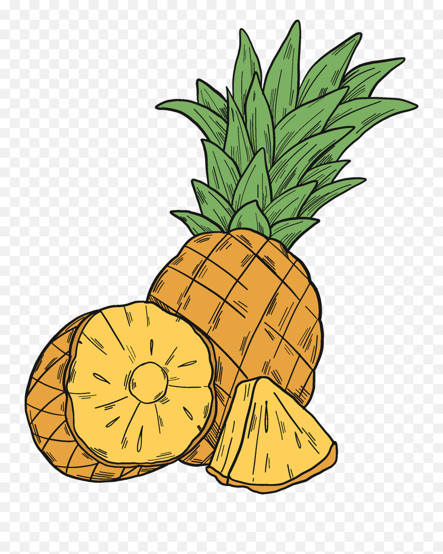 Pineapples Clipart - Pineapples Clipart Emoji,Pinapple Emoji