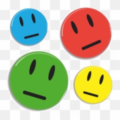 Neutral Smiley Magnet - Happy Emoji,Neutral Emoticon