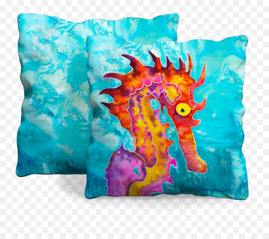 Seahorse Pillow Cover Emoji,Pillow Emoji