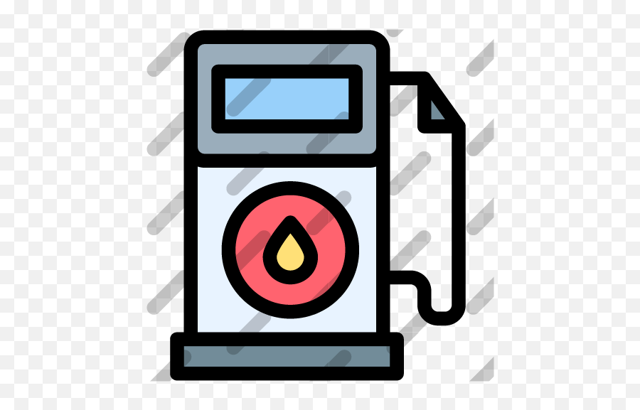 Gasoline Pump Icons Iconbros Emoji,Red Circle Emoji Outline