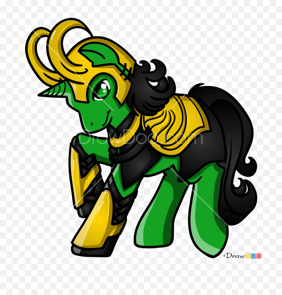 How To Draw Loki My Superhero Pony - Fictional Character Emoji,Loki Emoji