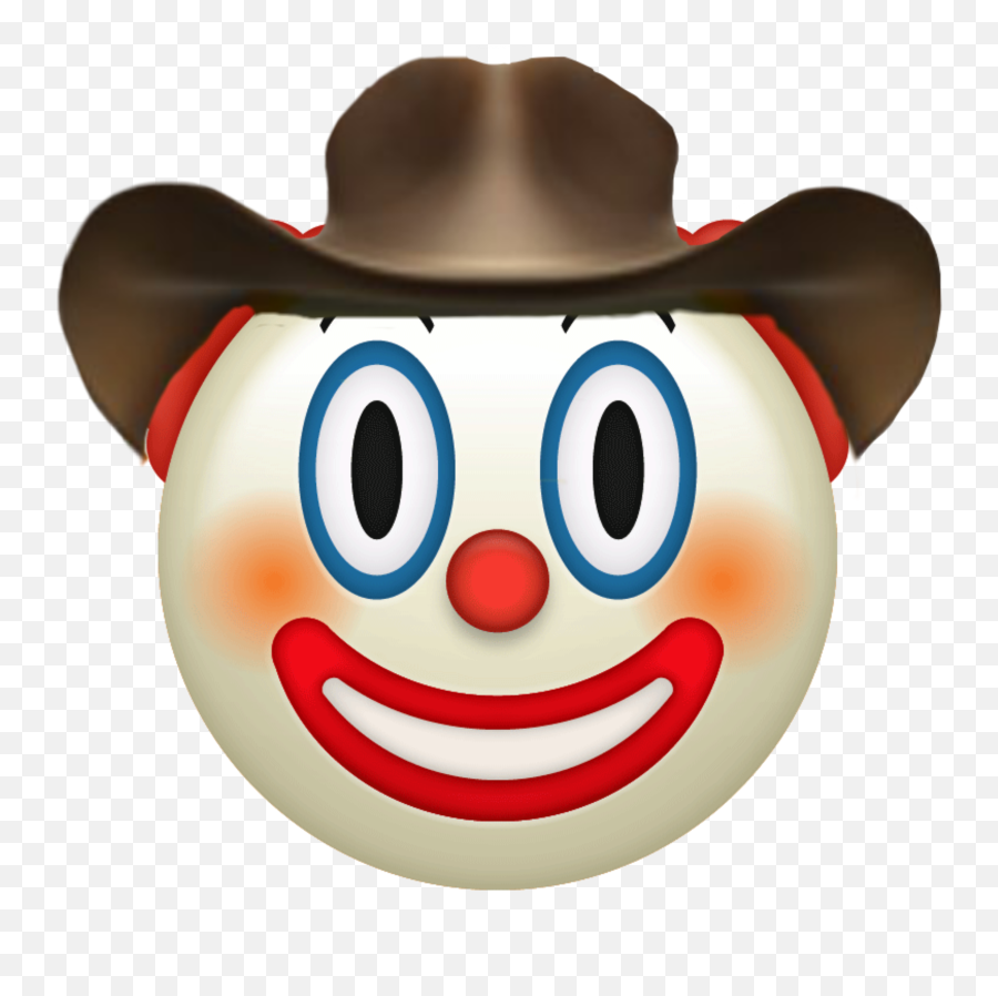 The Most Edited Yee - Haw Picsart Clown Cowboy Emoji,Rice Hat Emoji
