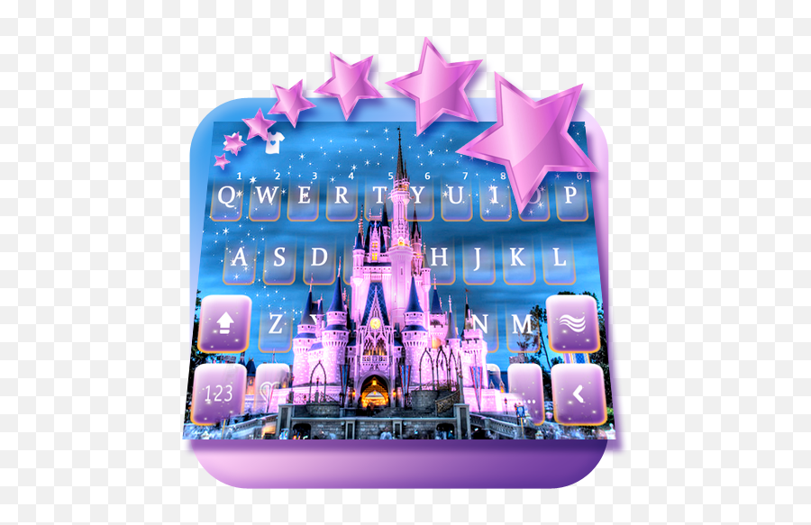 Dreamy Princess Castle Keyboard Theme U2013 U201egoogle Playu201c Programos - Disney Cinderella Castle Emoji,Disney Ar Emoji S8