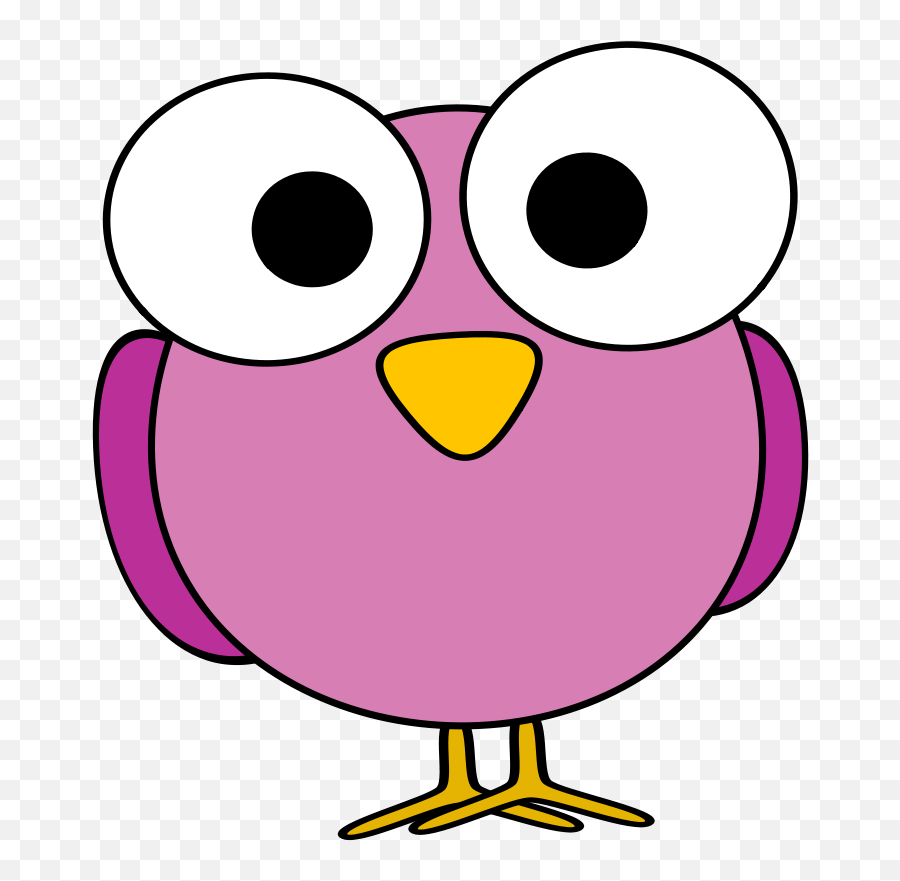 Clipart Cartoon Eyes - Bird With Big Eyes Clipart Emoji,Wide-eyed Emoji