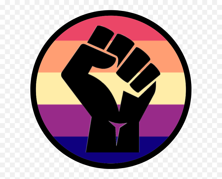 Queer Blm Blacklivesmatter Queer Sticker By Softie - Fist Sign Emoji,Queer Emoji