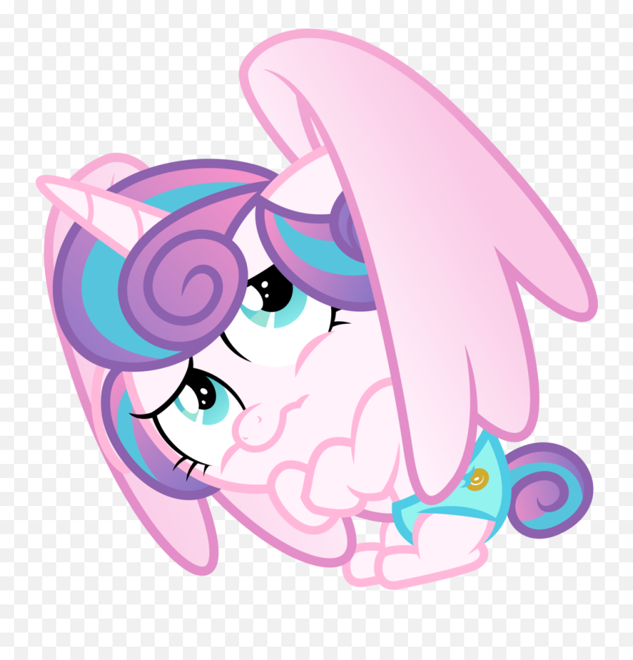 Mlp Flurry Heart Vector Clipart - Mlp Flurry Heart Scared Emoji,A Flurry Of Emotions