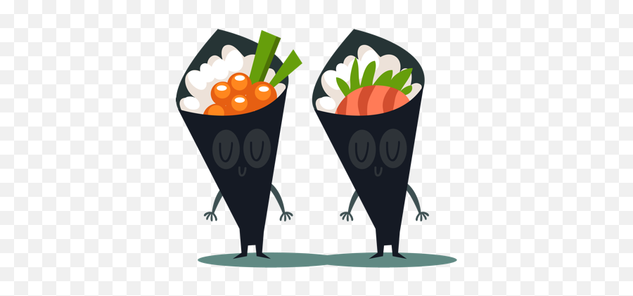 Sushi And Chinese Food Emojis By Francesco Paradiso - Junk Food,Chinese Emojis