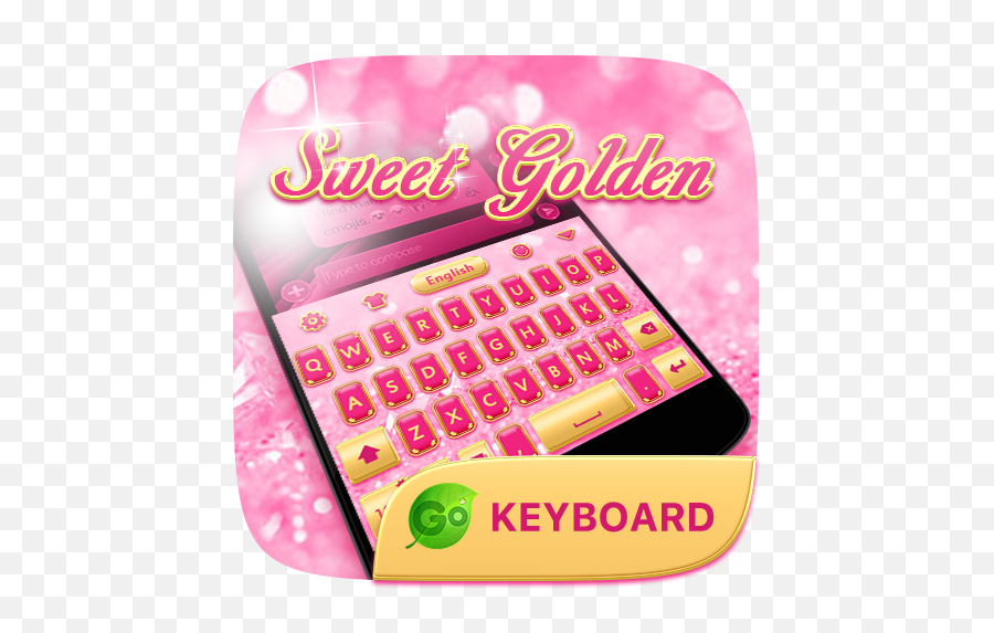 Sweet Pink Go Keyboard Theme 4 - Girly Emoji,Go Keyboard Emoji Free